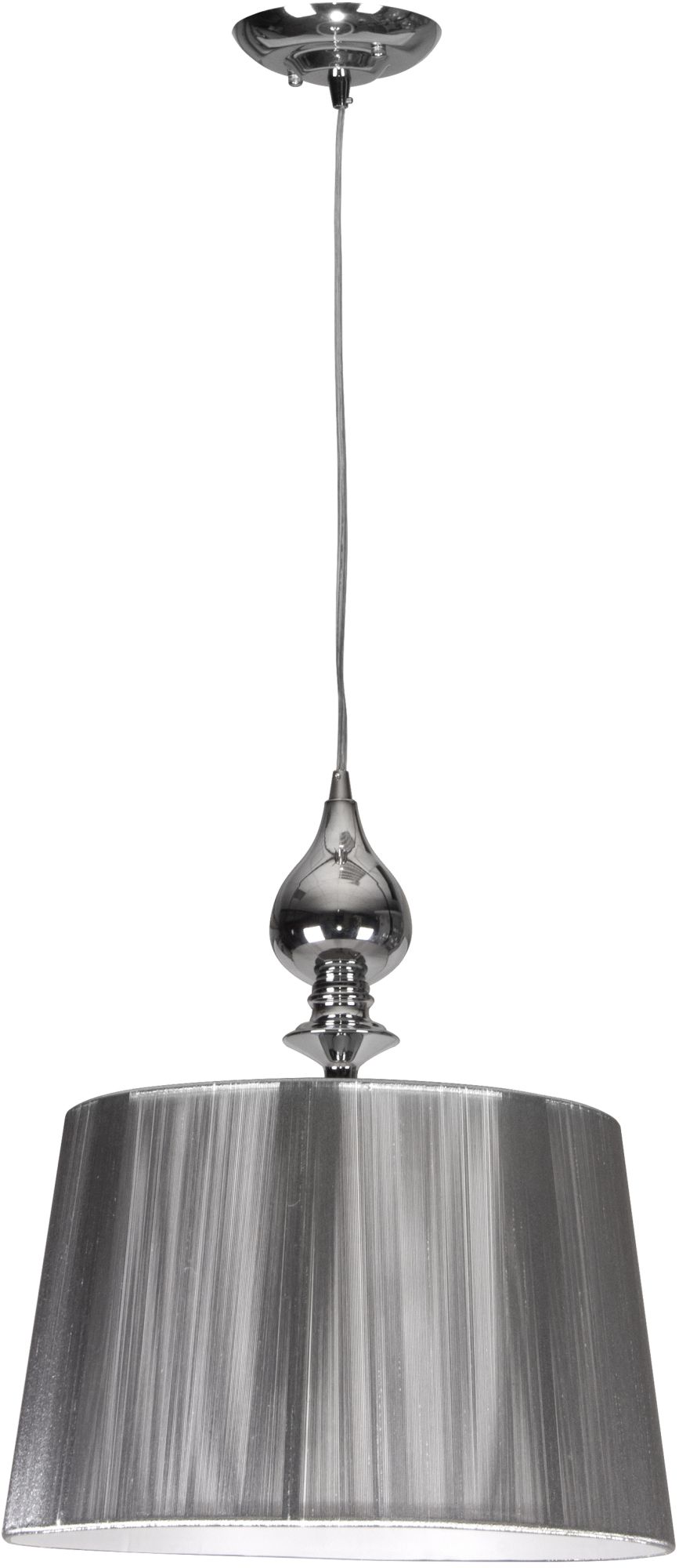 Candellux Gillenia lampada sospesa 1x60 W argento 31-07155