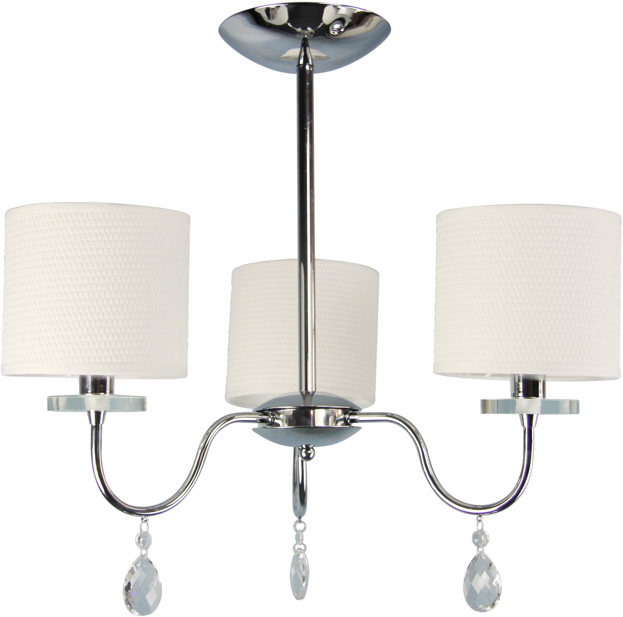 Candellux Estera lampada da soffitto 3x40 W cromo-crema 33-11664