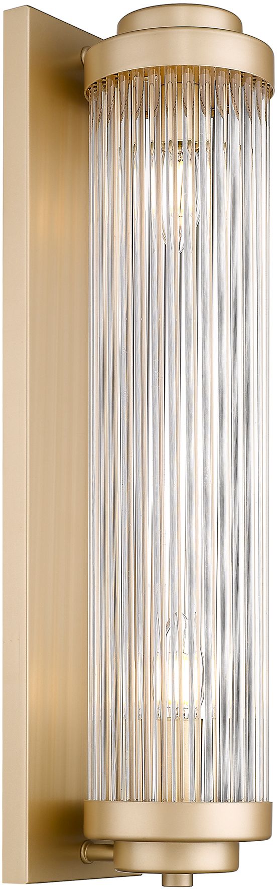 Zuma Line Sergio lampada da parete 2x60 W trasparente-oro W0528-02M-V6AC