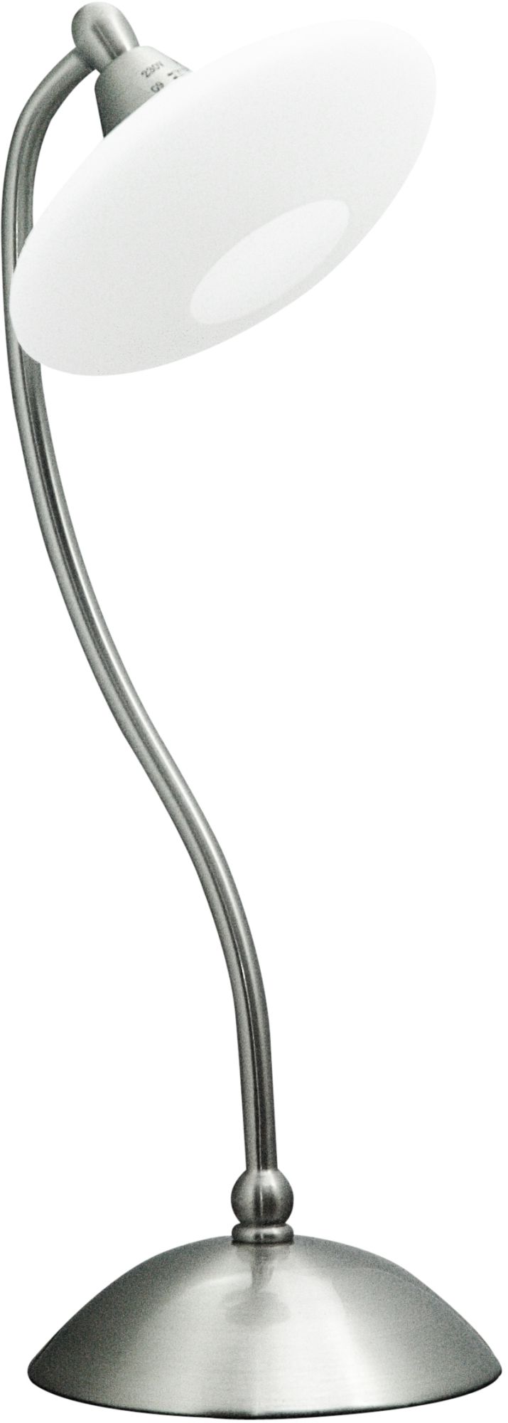 Candellux Elisa lampada da scrivania 1x40 W bianco-satinato-nichel 41-06045