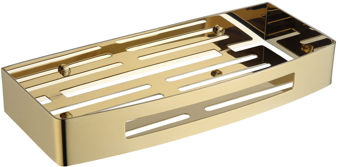 Omnires Uni portaoggetti da bagno oro UN10331GL