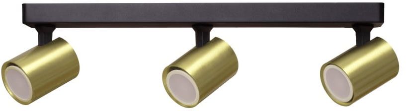 Light Prestige Snow lampada da soffitto 3x50 W nero-oro LP-731/3WGD