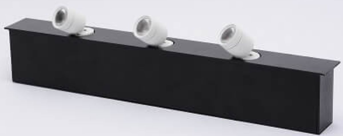 Light Prestige Magnetic lampada per binario elettrificato 3x3 W nero LP-563-MAG-BK