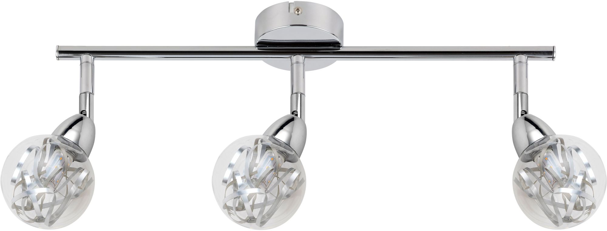 Candellux Bolo lampada da soffitto 3x6 W cromo 93-67647