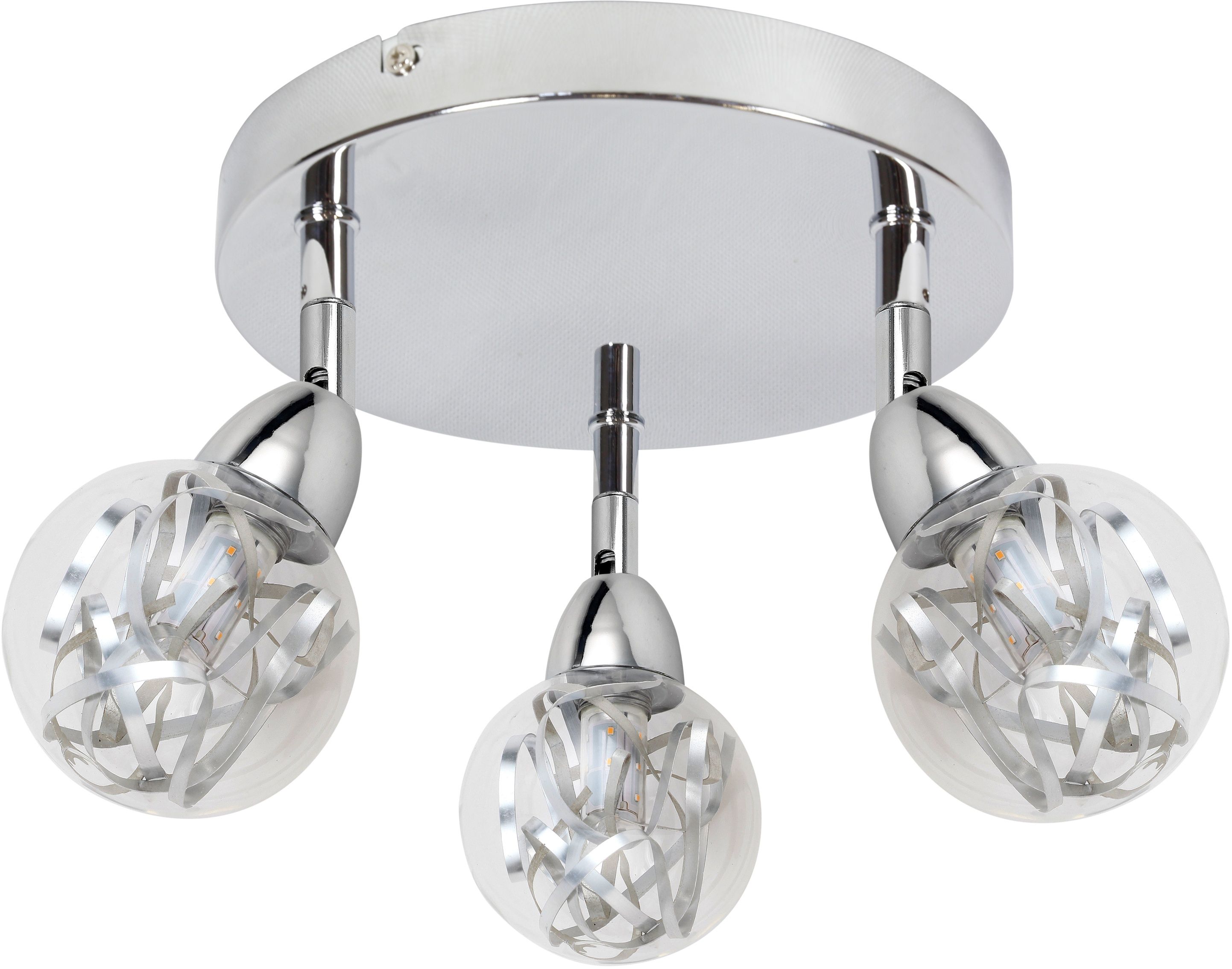 Candellux Bolo lampada da soffitto 3x6 W cromo 98-67708