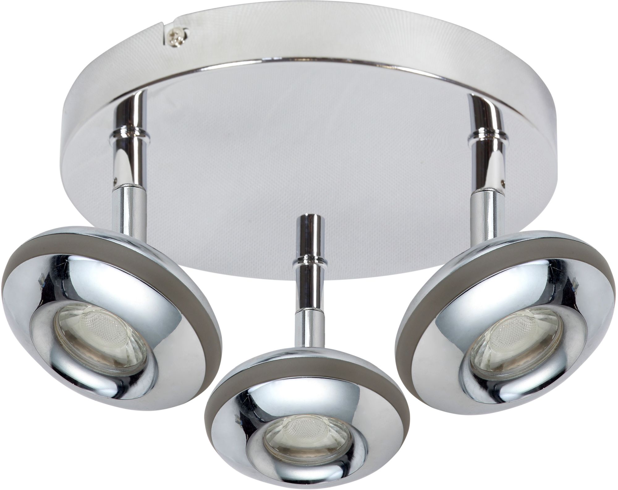 Candellux Skipper lampada da soffitto 3x6 W cromo 98-67685
