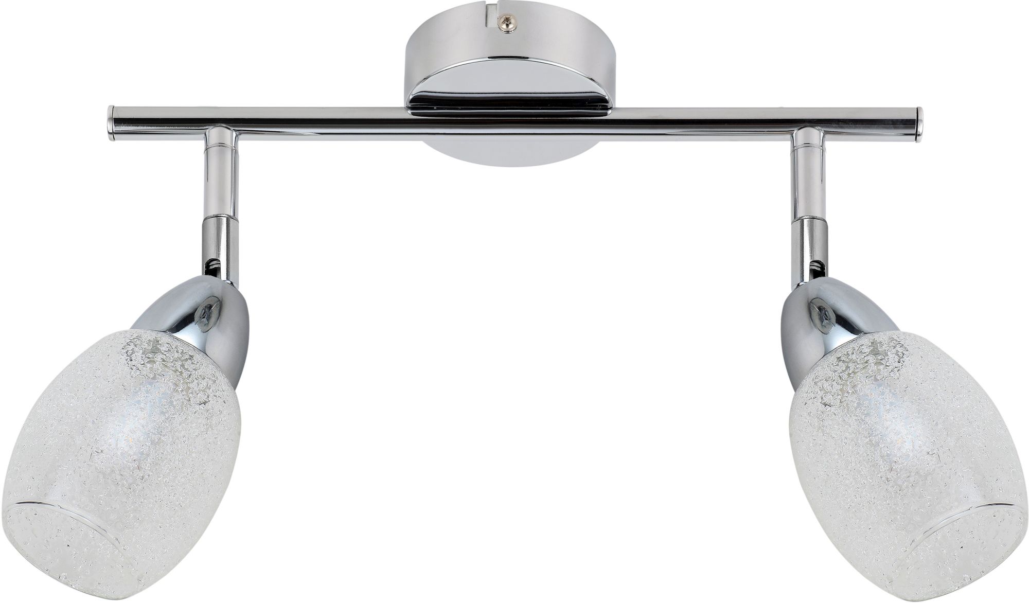 Candellux Rico lampada da soffitto 2x6 W cromo-trasparente 92-67579