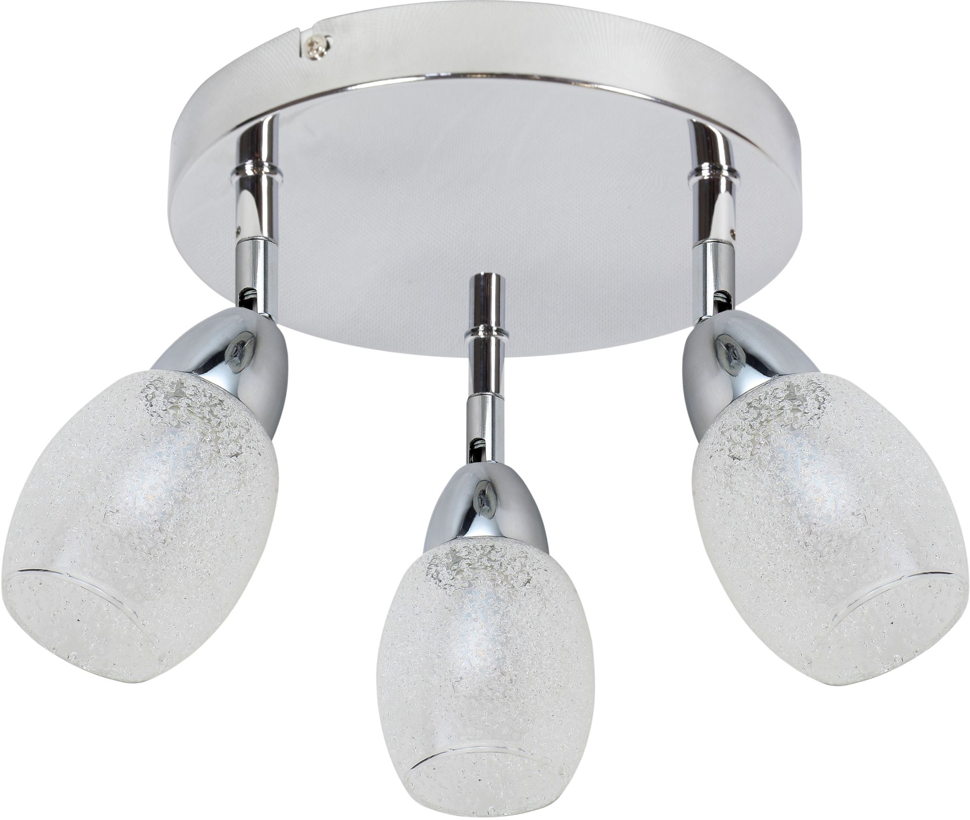 Candellux Rico lampada da soffitto 3x6 W cromo-trasparente 98-67692