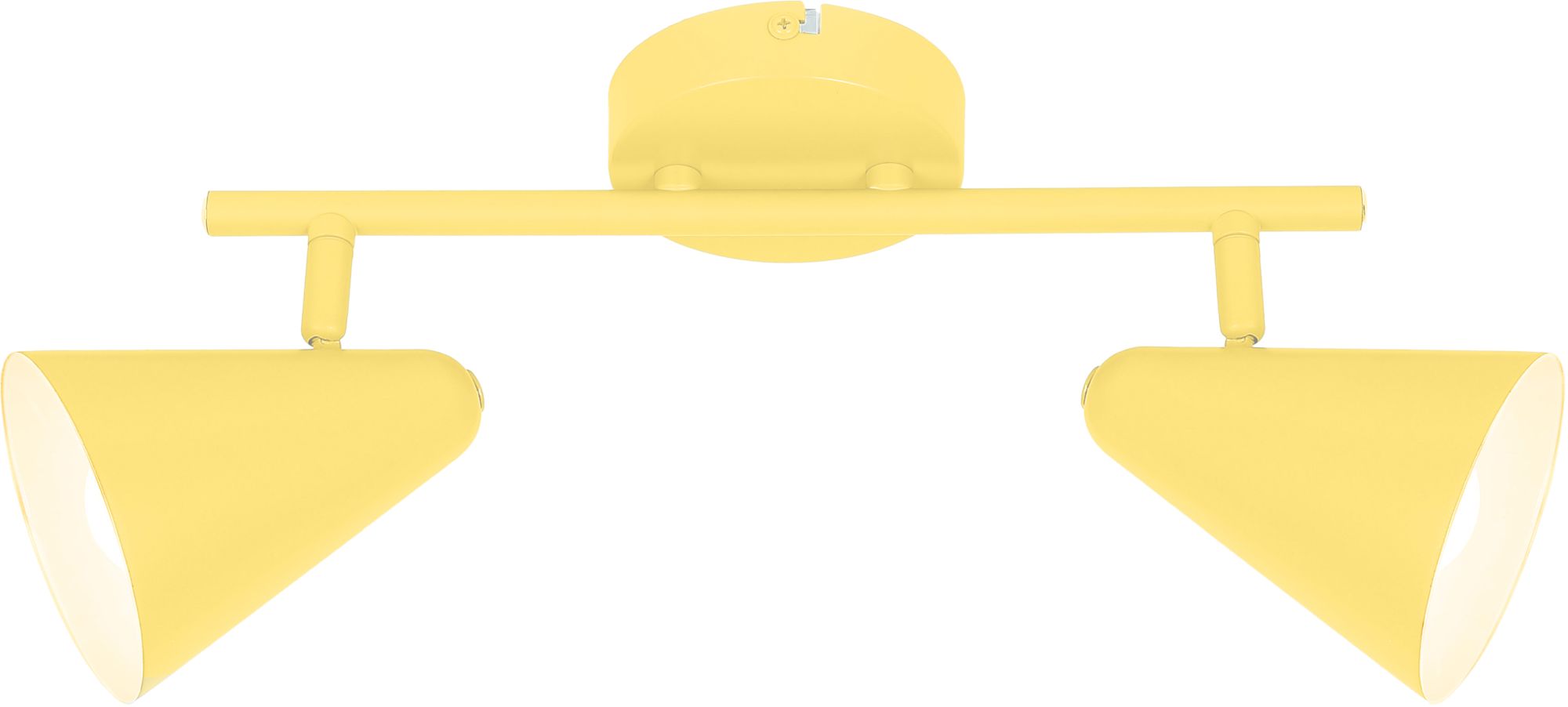 Candellux Amor lampada da soffitto 2x40 W giallo 92-68804