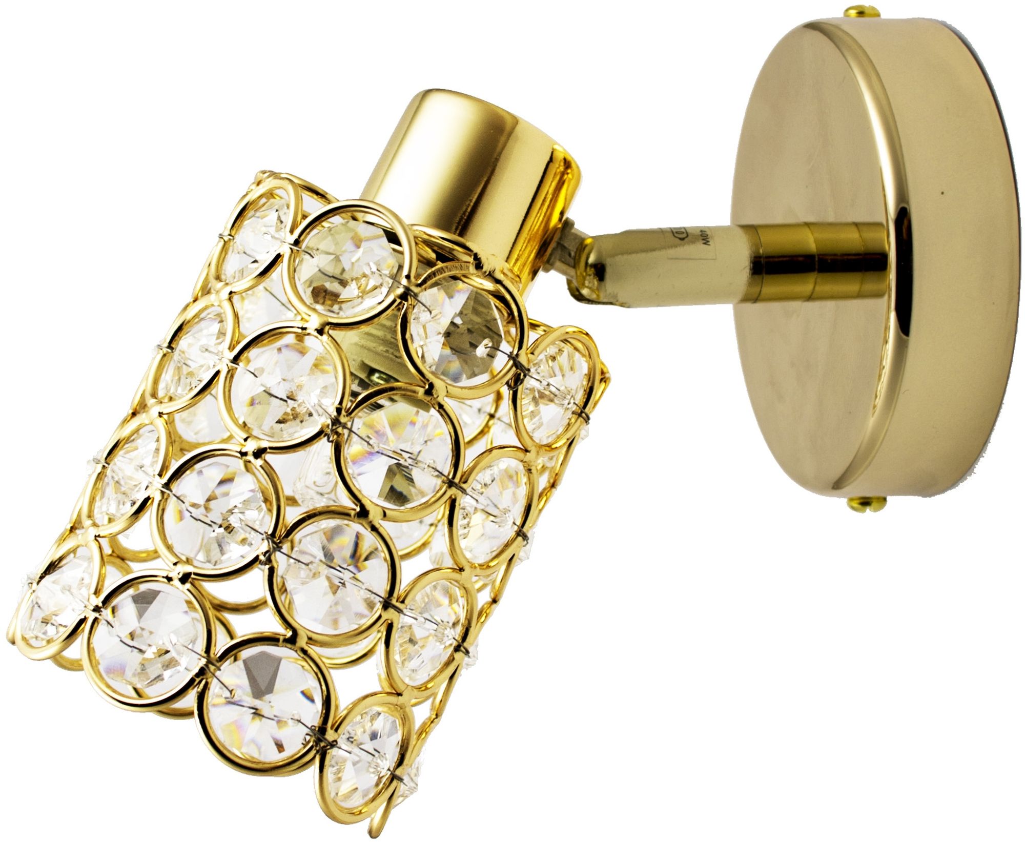 Candellux York lampada da parete 1x40 W ottone 91-70098