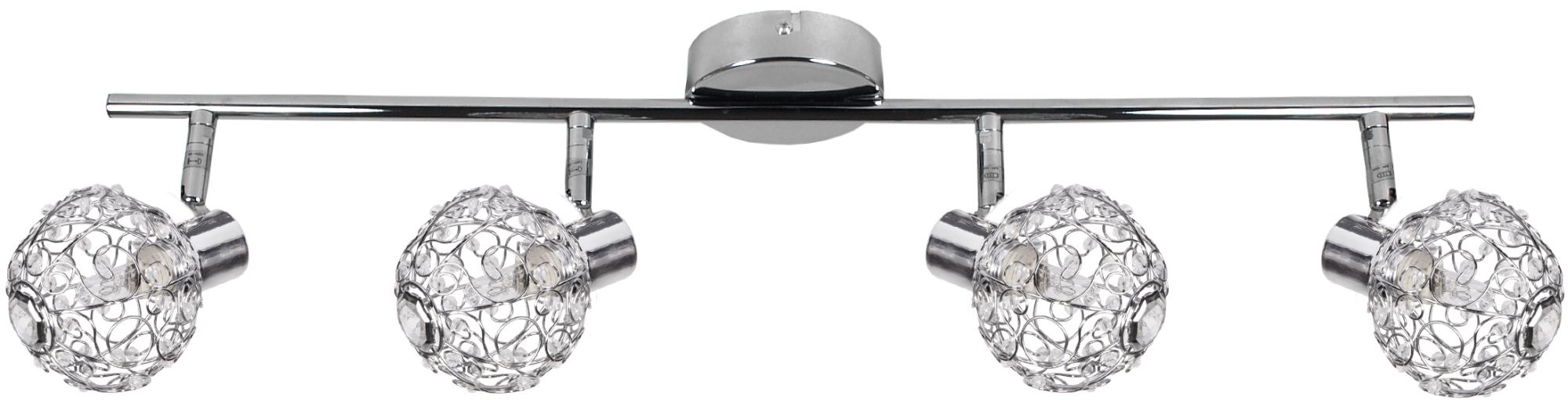 Candellux Collar lampada da soffitto 4x40 W cromo 94-13743