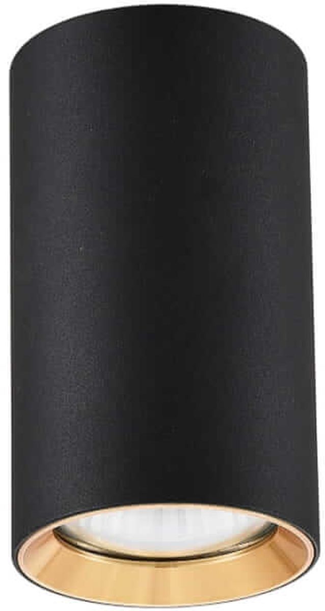 Light Prestige Manacor lampada da soffitto 1x50 W nero-oro LP-232/1D-130BK/GD