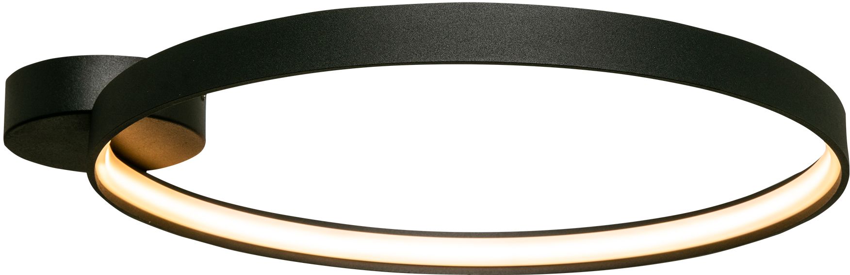 Zuma Line Circle lampada da soffitto 1x50 W nero LA0772