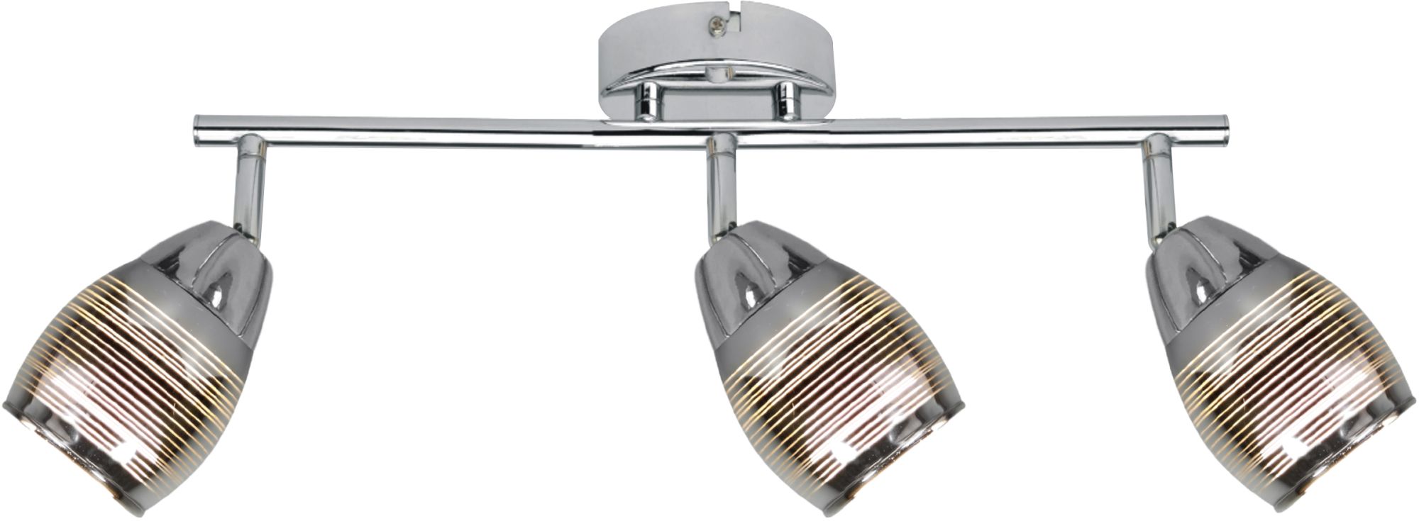 Candellux Milton lampada da soffitto 3x10 W cromo 93-61294