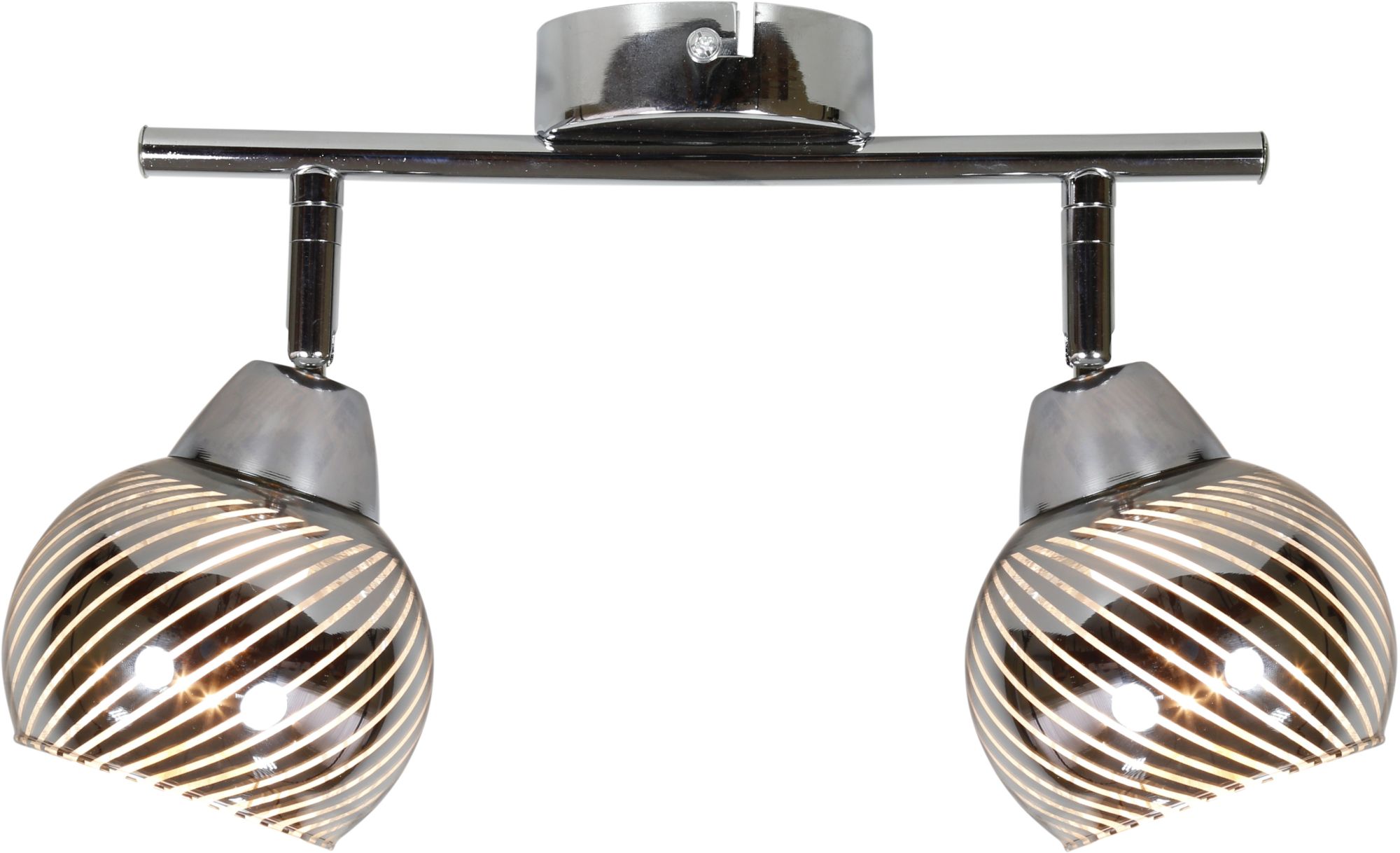 Candellux Fort lampada da soffitto 2x10 W cromo 92-62819