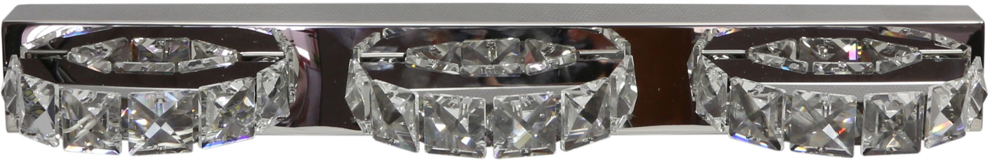 Candellux Shipi lampada da parete 3x3 W acciaio-cristallo 23-45324