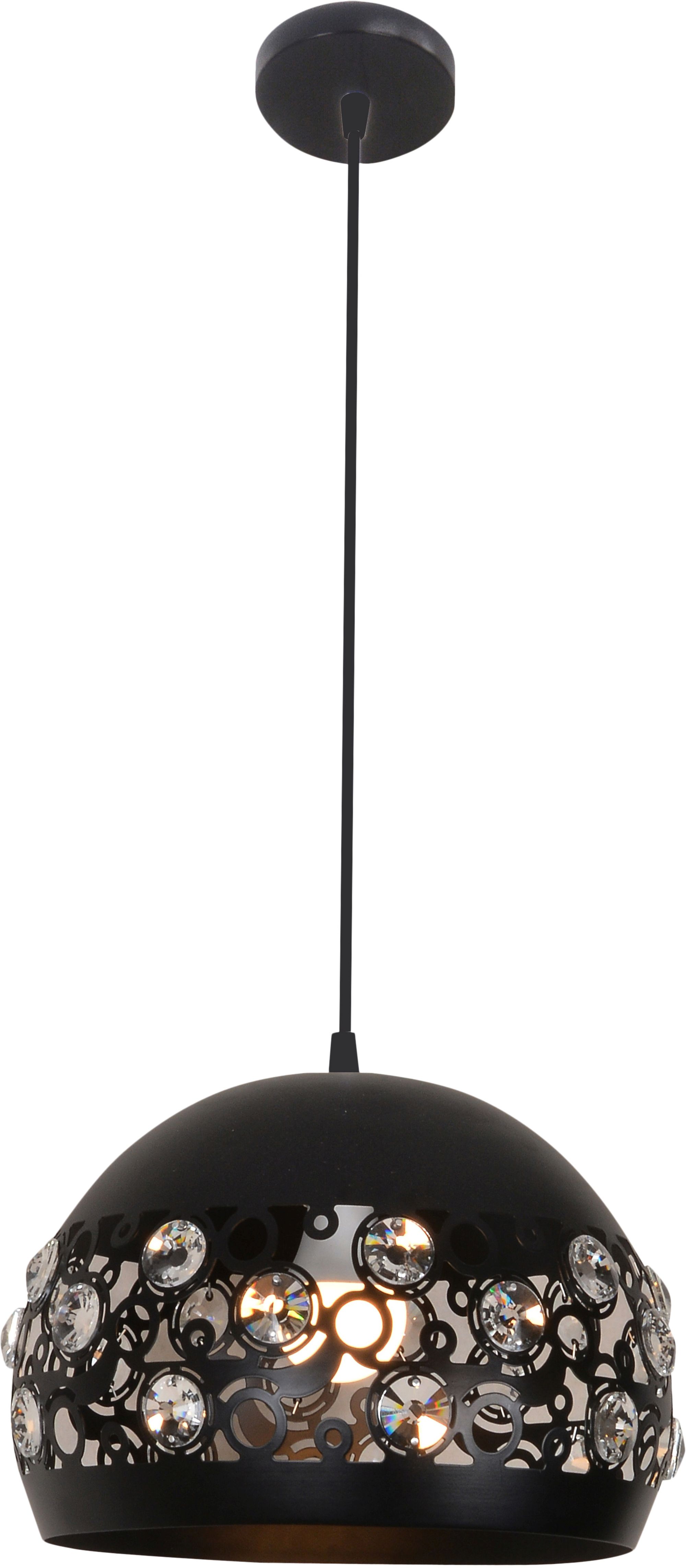 Candellux Jolina lampada sospesa 1x40 W nero 31-69696