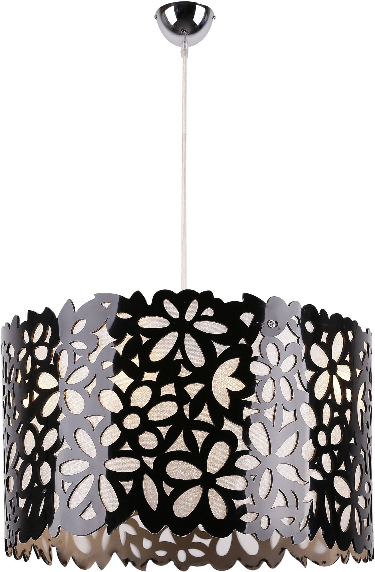 Candellux Simona lampada sospesa 3x40 W nero 33-87174