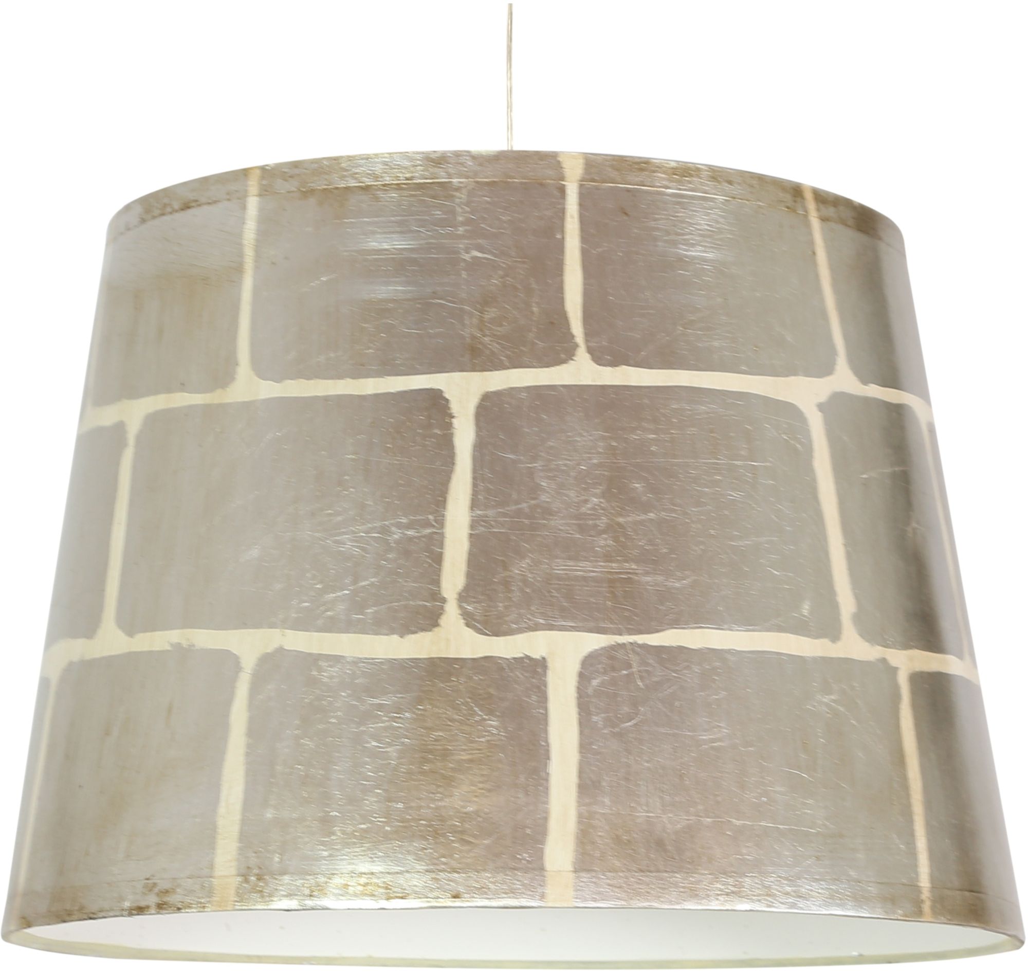 Candellux Americano lampada sospesa 1x60 W argento-beige 31-32331