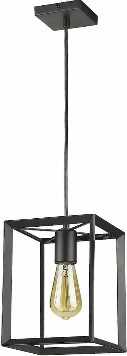 Light Prestige Napoli lampada sospesa 1x60 W nero LP-4146/1P-BL