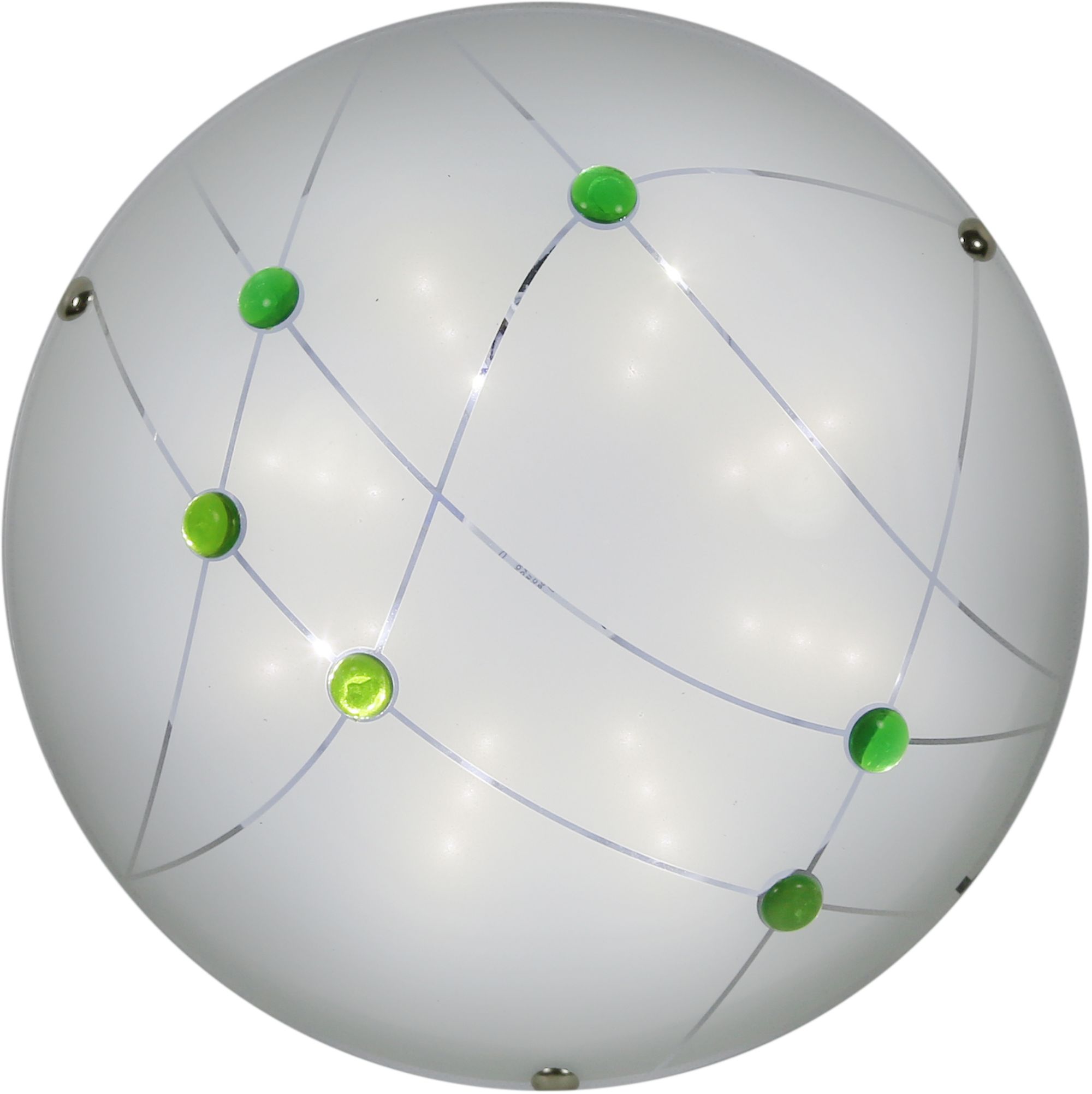 Candellux Duca plafoniera 1x10 W bianco-verde 13-54173