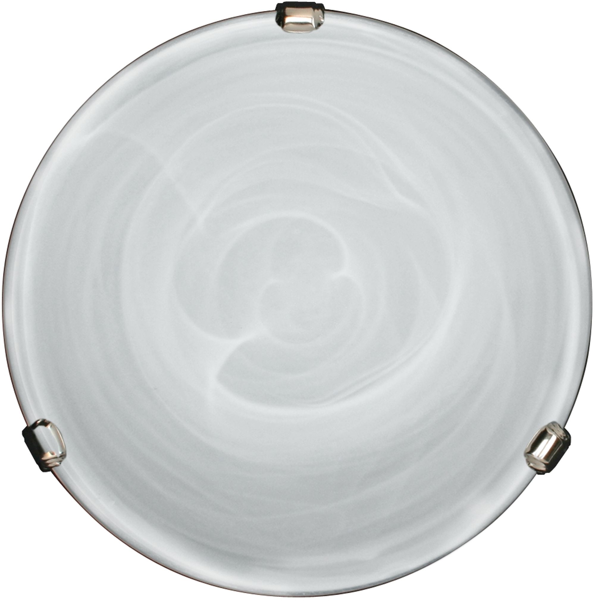 Candellux Duna plafoniera 1x60 W bianco-cromo 13-38695