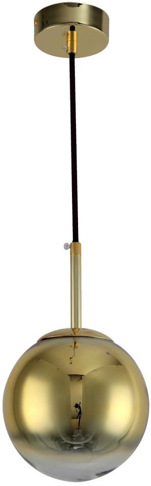 Light Prestige Palla lampada sospesa 1x40 W trasparente-oro LP-2844/1PSGD