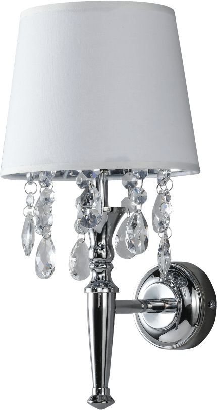 Light Prestige Vigo lampada da parete 1x40 W bianco-cromo LP-0412/1WWH