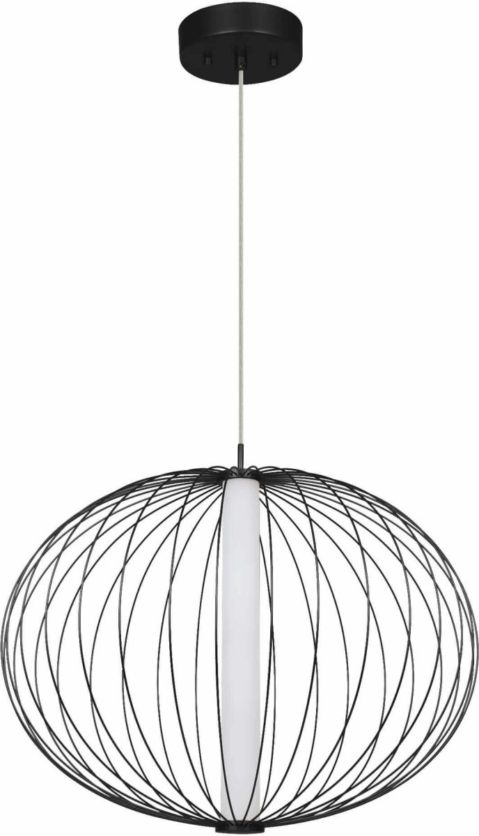 Light Prestige Treviso lampada sospesa 1x18 W nero LP-798/1PSBK