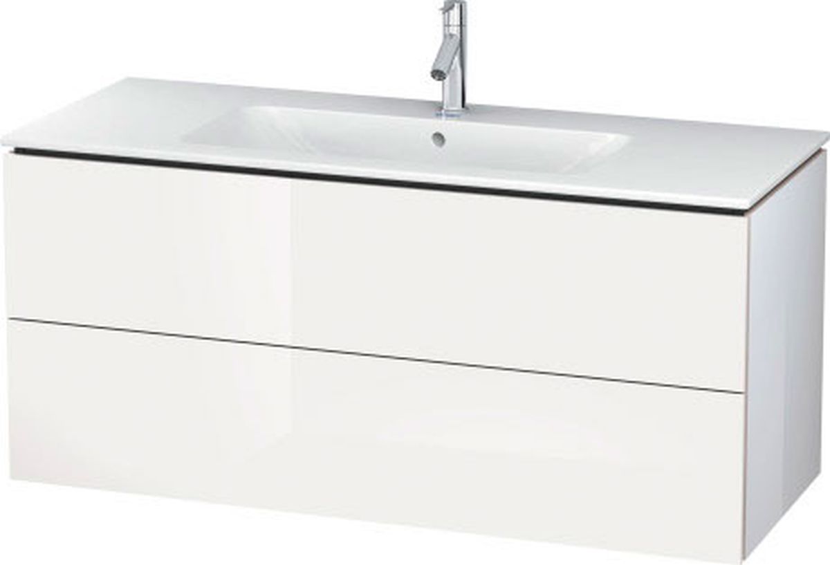 Duravit L-Cube armadietto 122x48.1x55 cm sottolavabo sospeso bianco LC624308585