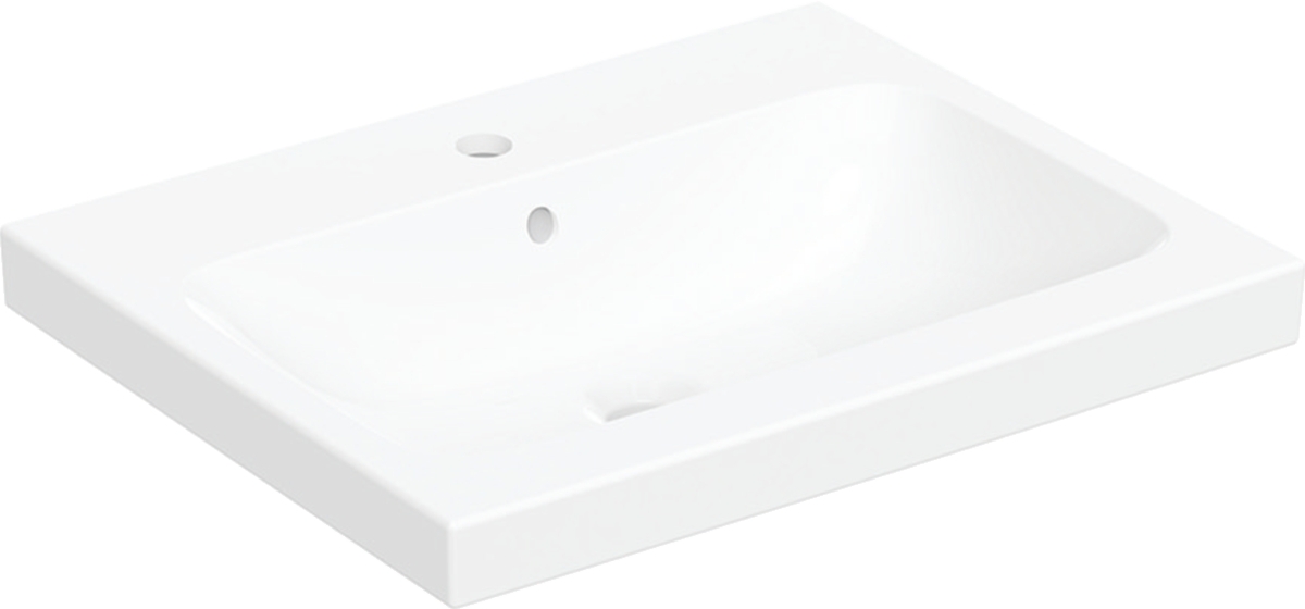 Geberit iCon lavabo 60x48 cm rettangolare da appoggio bianco 501.847.00.1