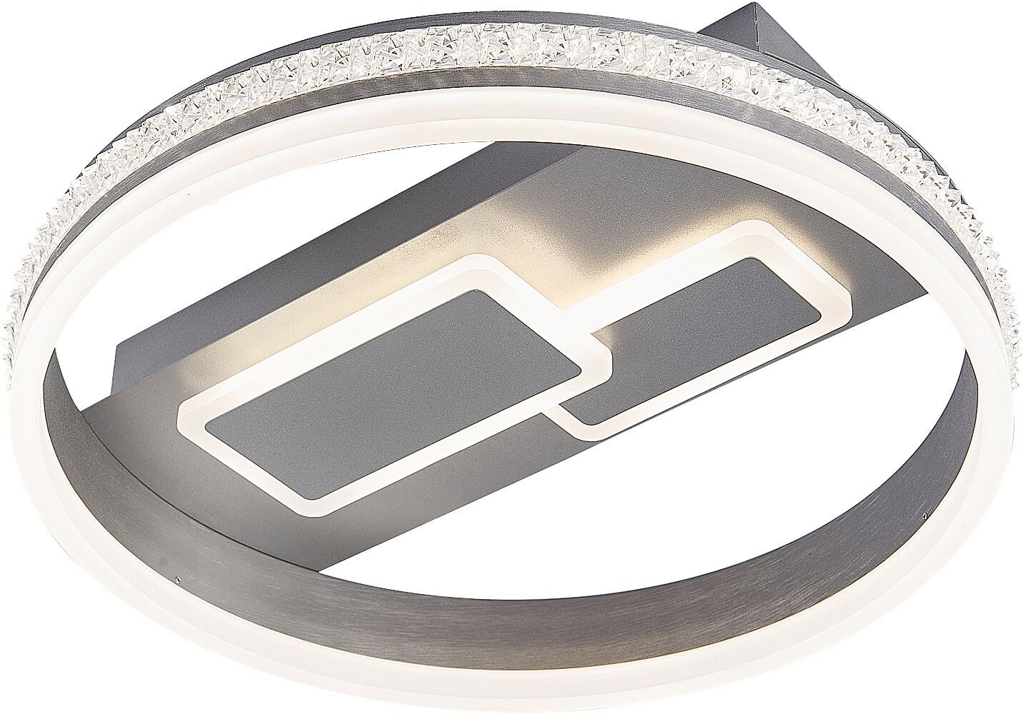 Rabalux Roxana lampada da soffitto 1x50 W bianco-argento 6830