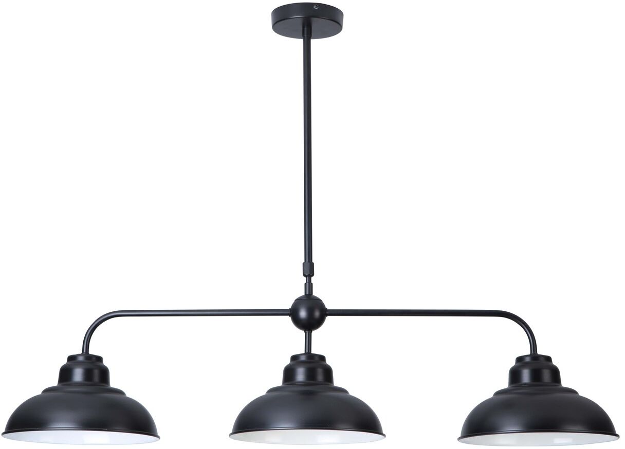 Rabalux Dragan lampada da soffitto 3x60 W nero 5309