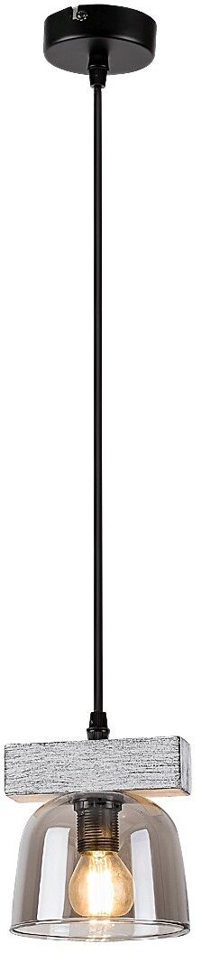 Rabalux Cardamom lampada sospesa 1x40 W fumé-legno 3118