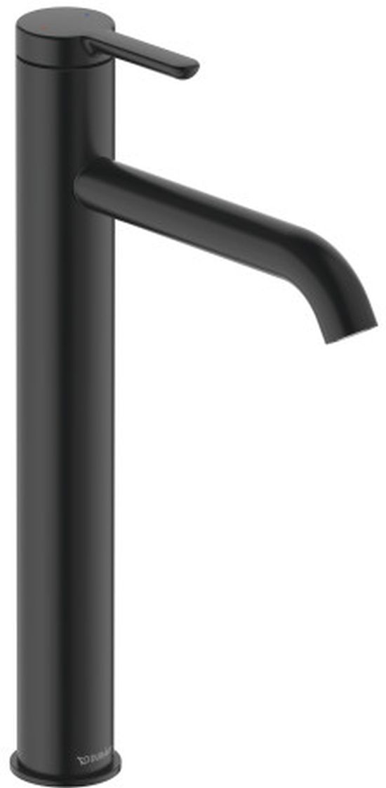 Duravit C.1 rubinetto per lavabo verticale nero C11040002046
