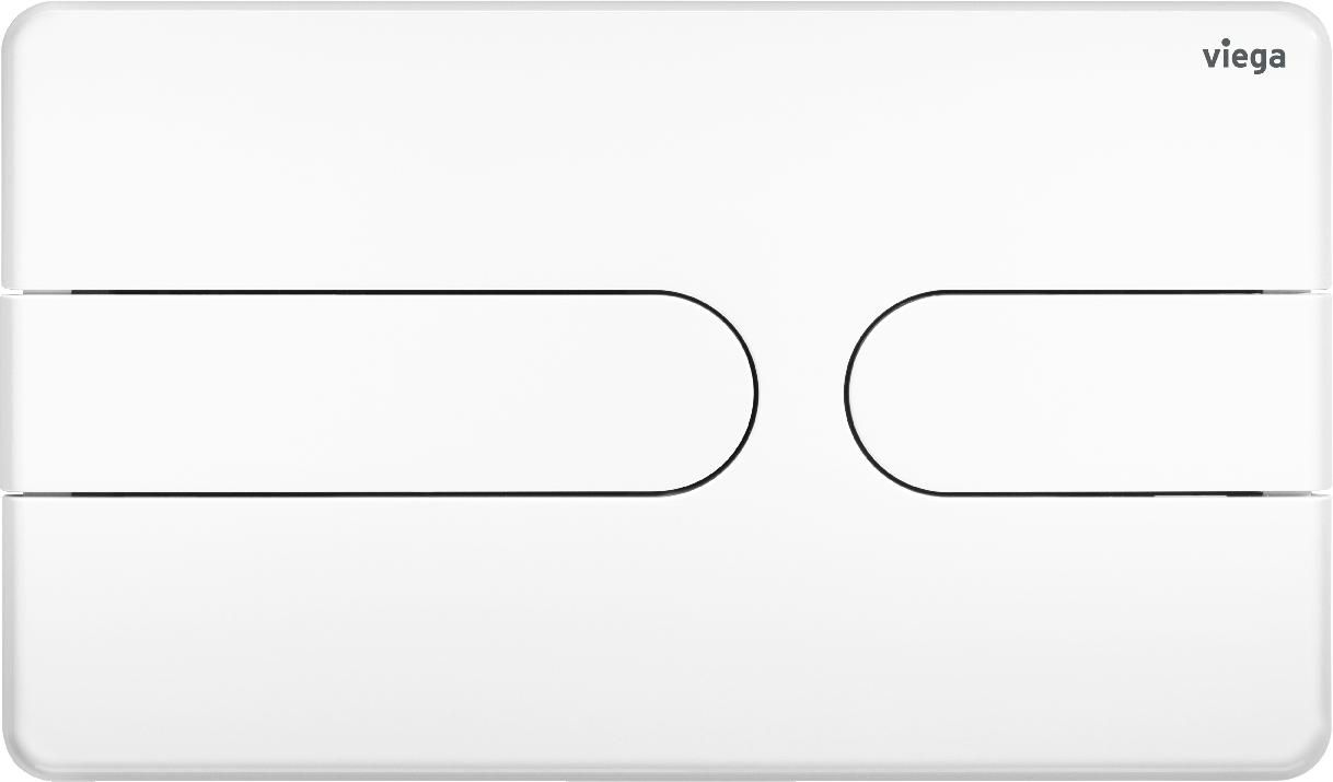 Viega Visign placca di comando per WC bianco 773151