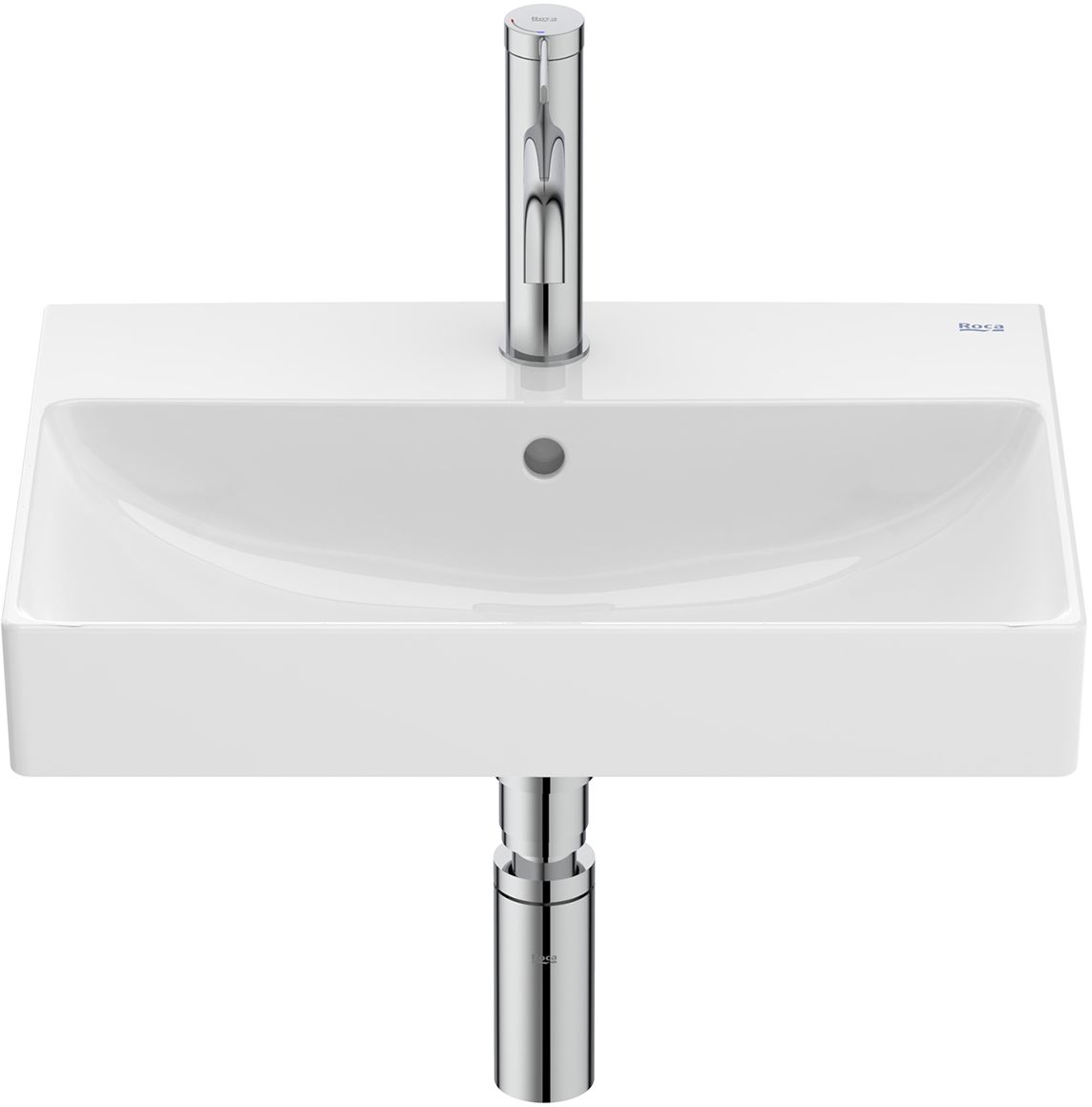 Roca Ona lavabo 50x36 cm rettangolare a parete bianco A32768E000