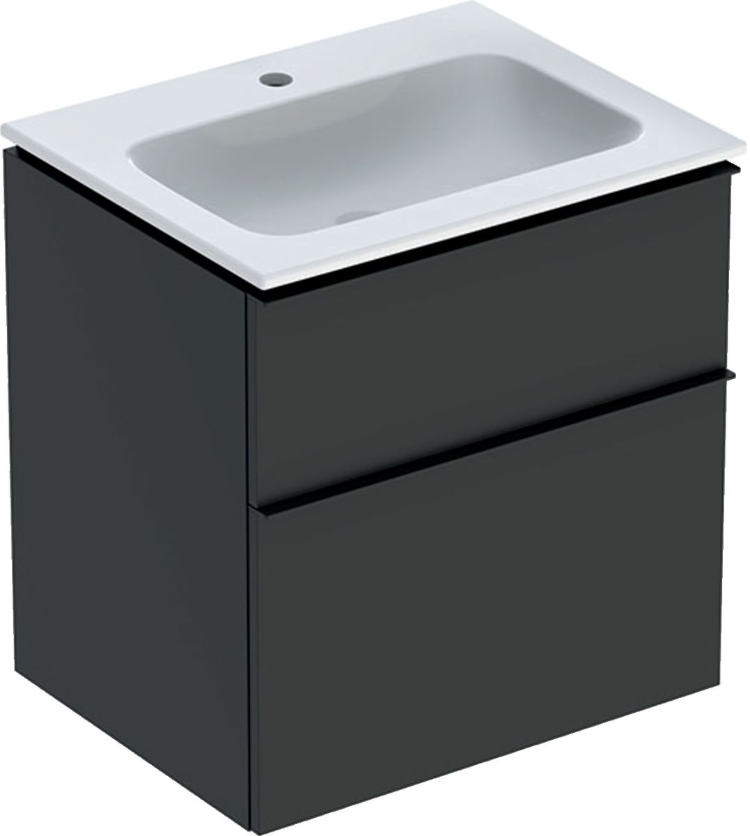 Geberit iCon lavabo con armadietto 60 cm grafite 502.335.JK.1
