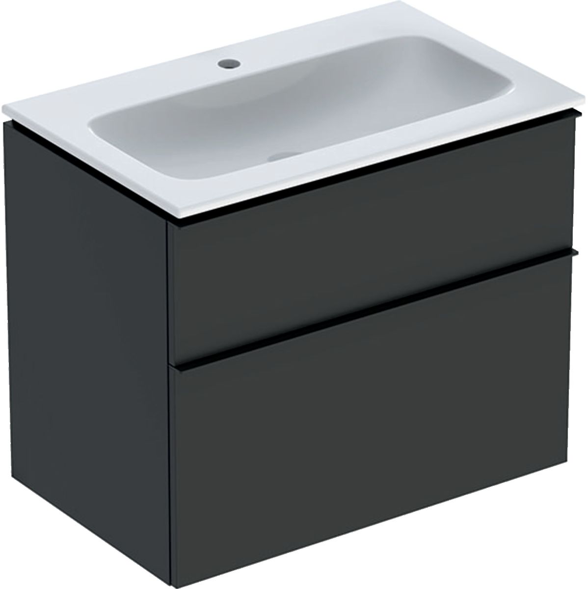 Geberit iCon lavabo con armadietto 75 cm grafite 502.336.JK.1
