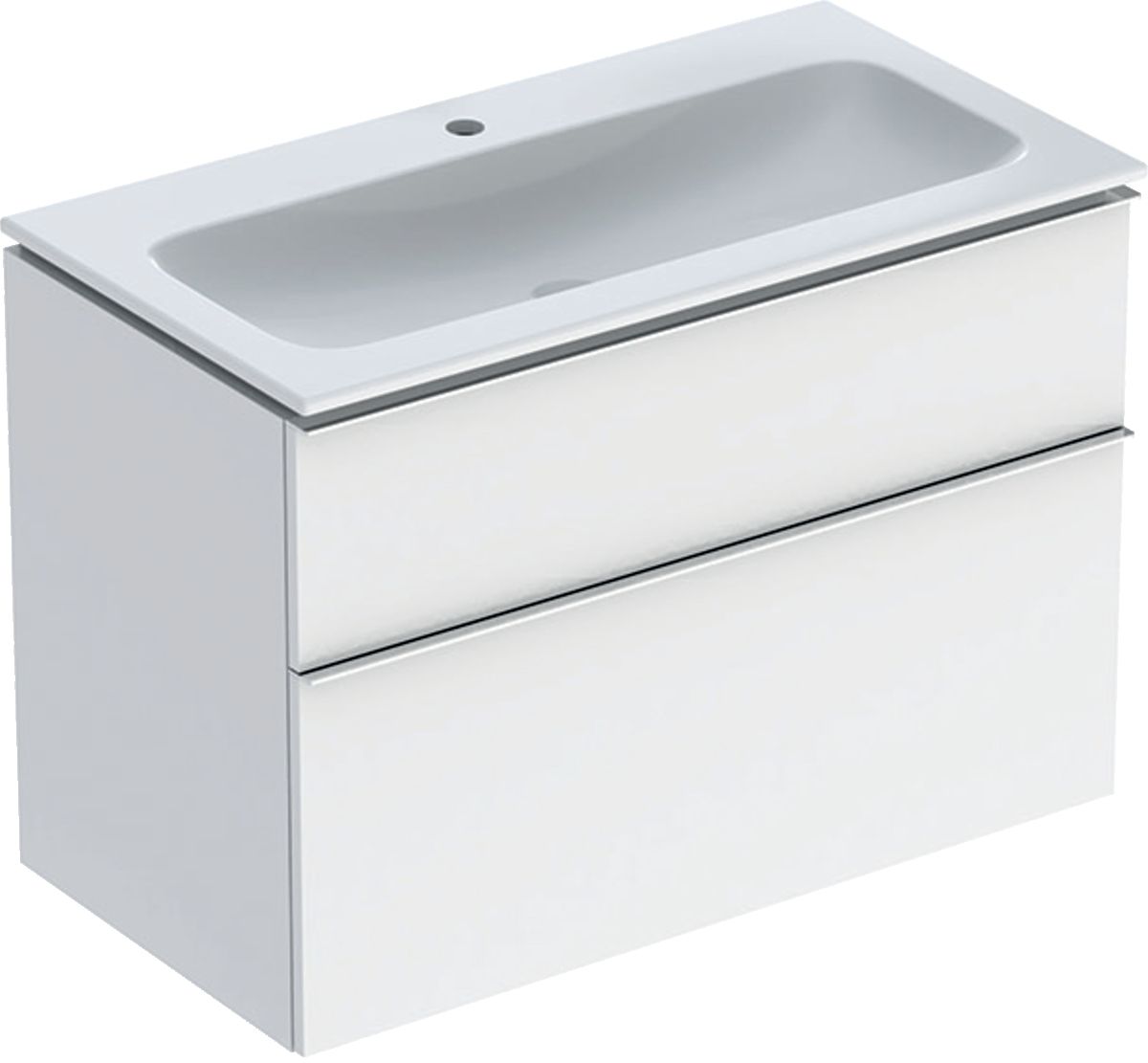 Geberit iCon lavabo con armadietto 90 cm bianco 502.337.01.2