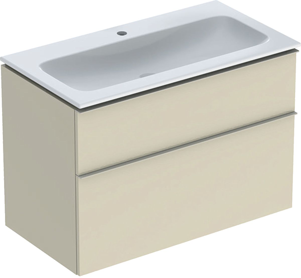 Geberit iCon lavabo con armadietto 90 cm grigio 502.337.JL.1