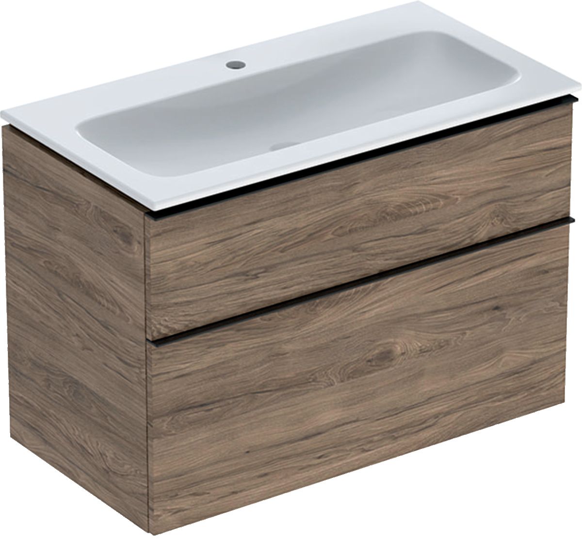 Geberit iCon lavabo con armadietto 90 cm noce 502.337.JR.1