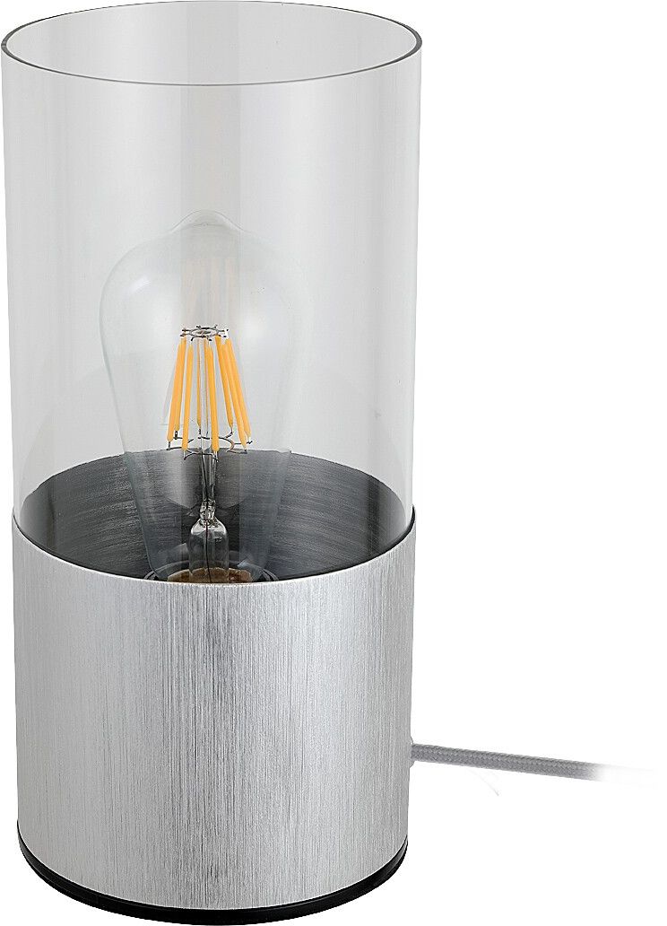 Rabalux Zelkova lampada da tavolo 1x40 W trasparente-alluminio 3153