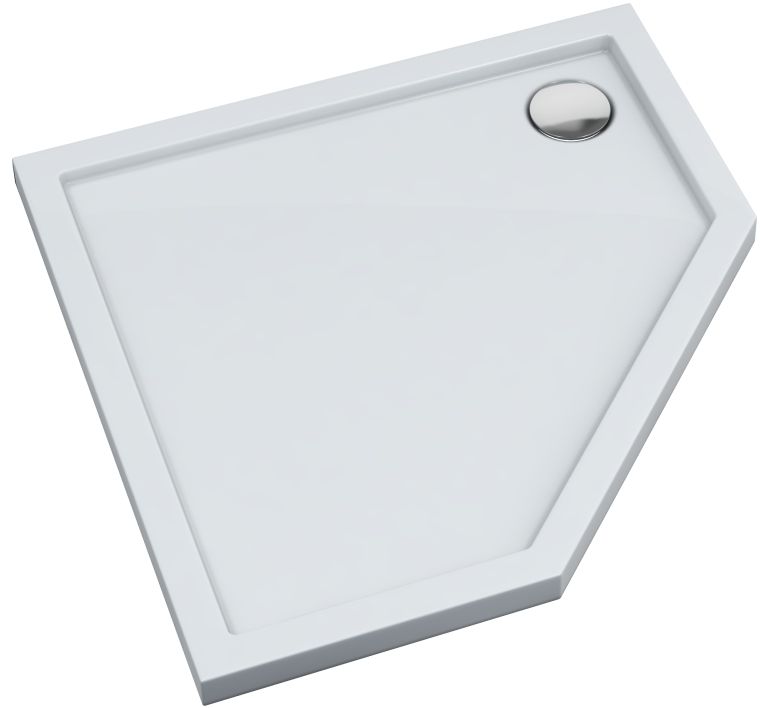 Schedpol Corrina New piatto doccia pentagonale 80x80 cm bianco 912072