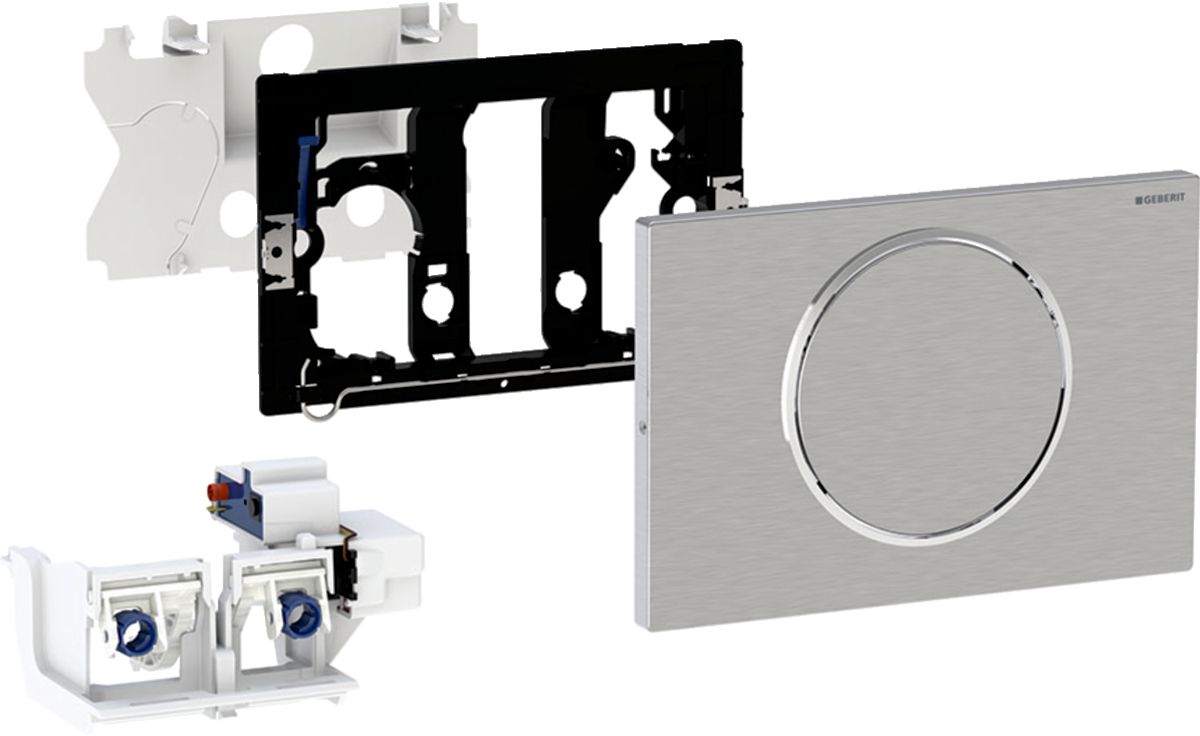 Geberit Sigma placca di comando per WC acciaio 115.867.SN.6