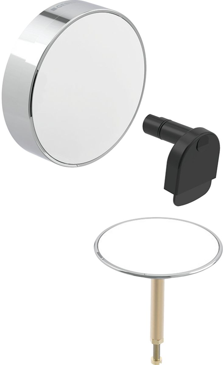 Geberit sifone per vasca da bagno cromo-bianco 150.481.KJ.1
