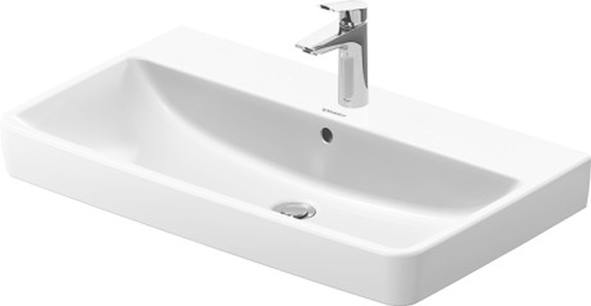 Duravit No. 1 lavabo 80x46 cm rettangolare da mobile bianco 23758000002