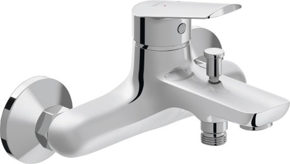 Duravit No. 1 rubinetto per vasca e doccia a parete cromo N15230000010