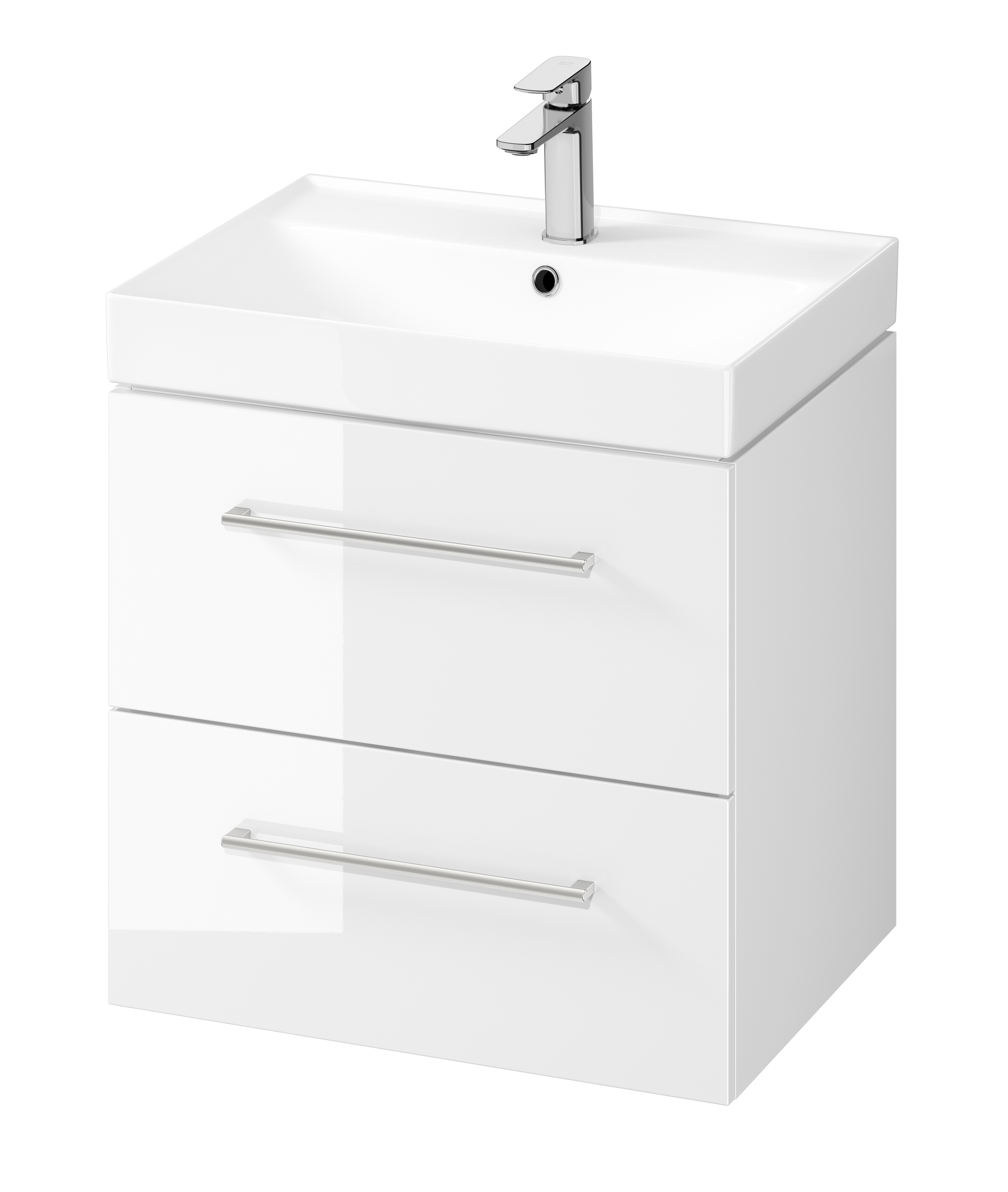 Set armadietto Cersanit Larga S932-070, lavabo Cersanit Larga K120-009