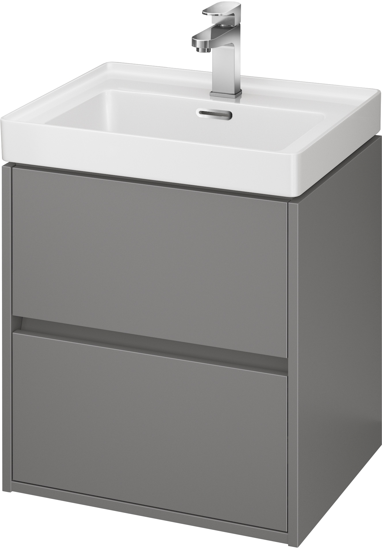 Set armadietto Cersanit Crea S924-015, lavabo Cersanit Crea K114-005